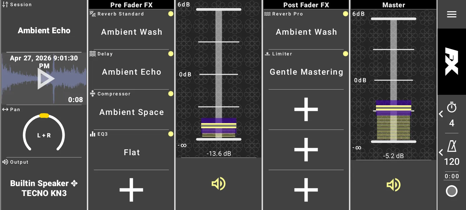Waveform playback