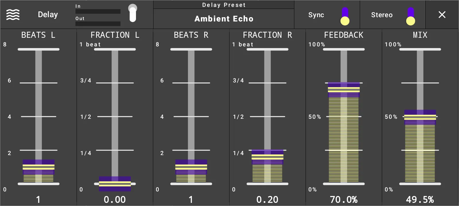 Delay editor